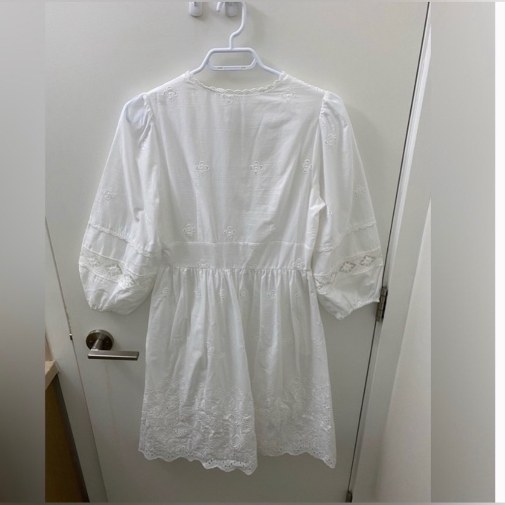 Retro style modest white dress NWT cottage core - Picture 4 of 5